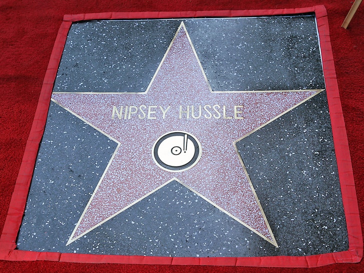 nipsey hussle hollywood star getty