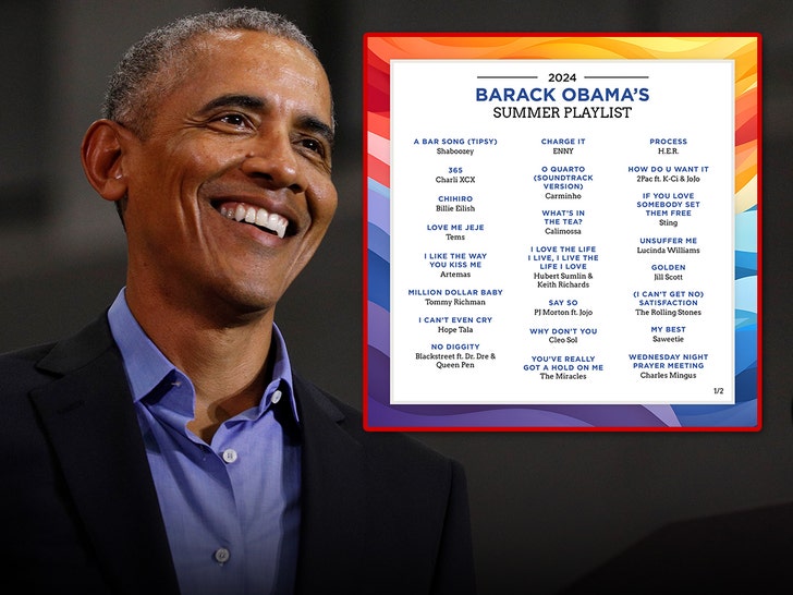 Barack Obama Drops Summer Playlist with Shaboozey, Beyoncé, Saweetie & More