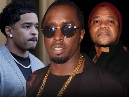 diddy cuba gooding jr and son justin combs getty 1
