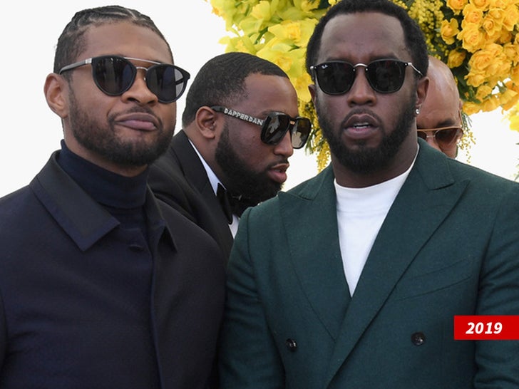usher diddy 2019 getty