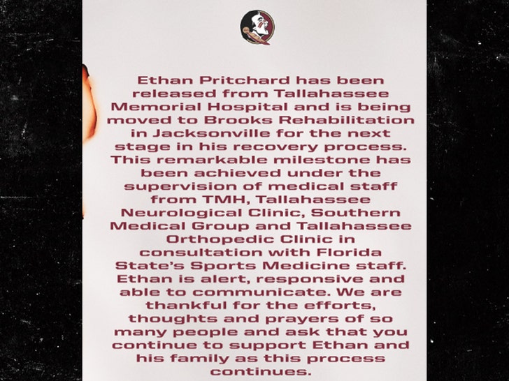 ethan pritchard instagram post FSU