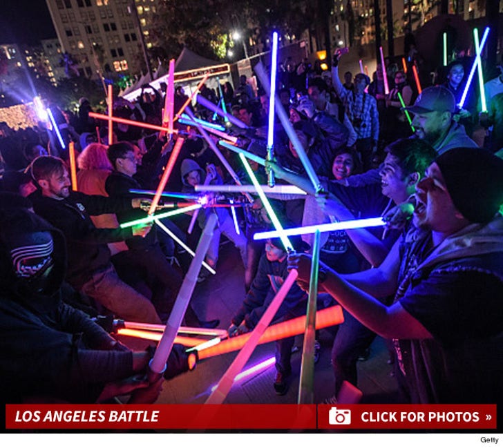 Los Angeles Lightsaber Battle