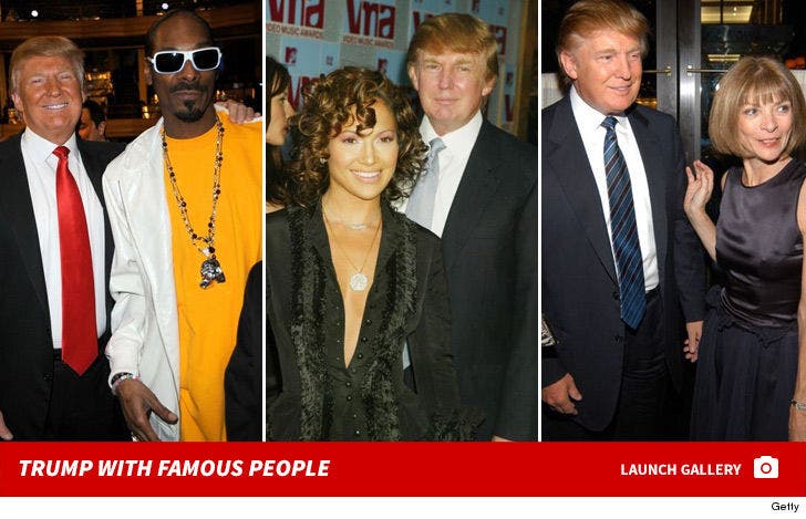 Donald Trump With Famous People