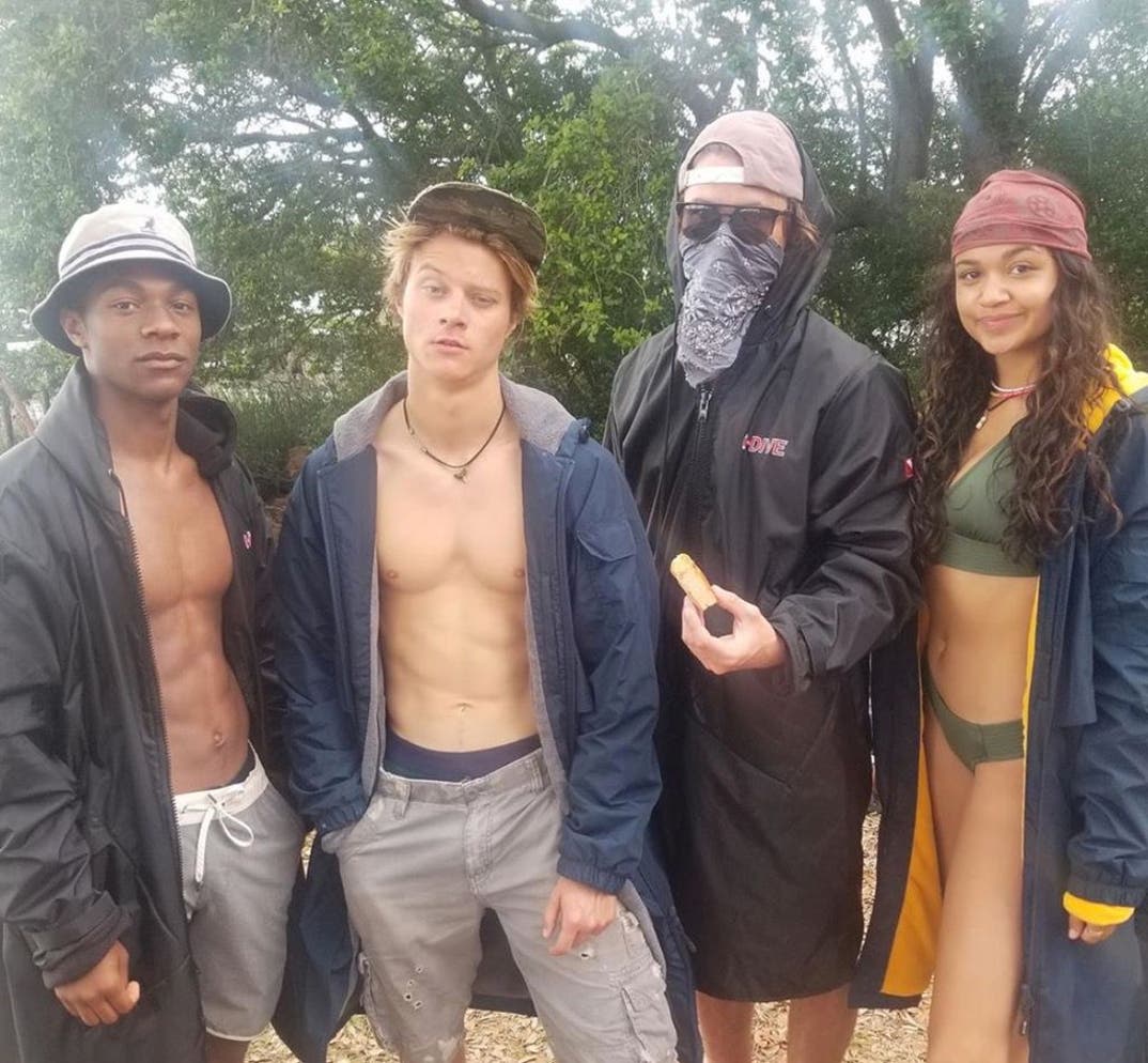 Jonathan Daviss, Rudy Pankow, Chase Stokes, and Madison Bailey