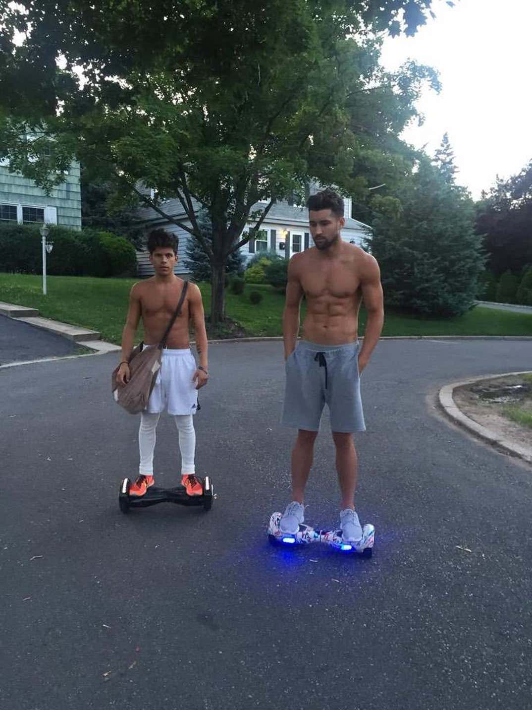 Rudy Mancuso and Jeff Wittek