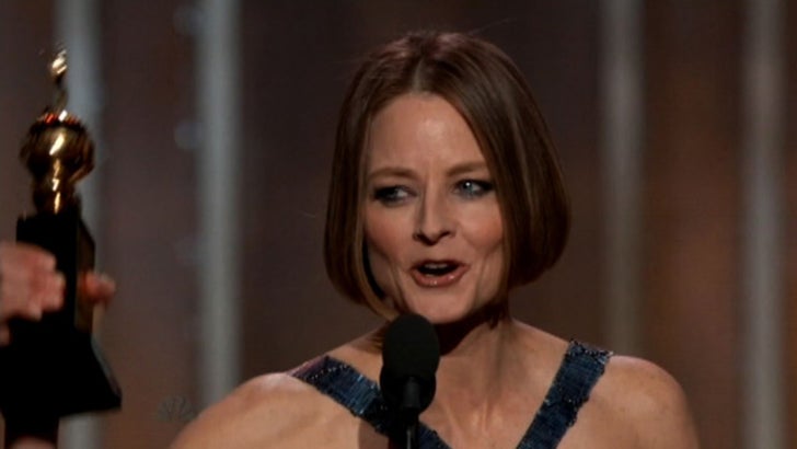 Jodie Foster Speech Kinda Comes Out At The Golden Globes