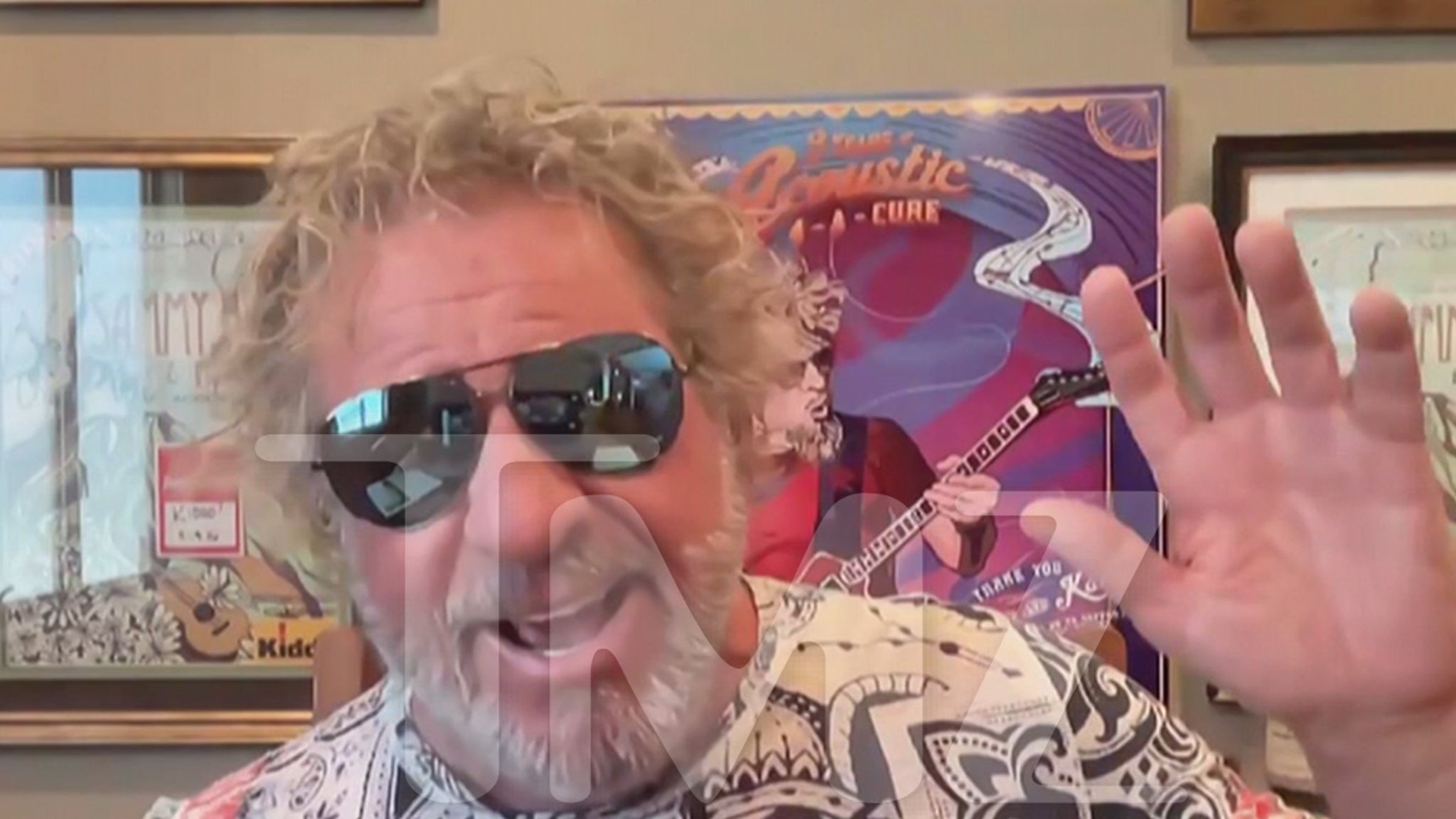 Sammy Hagar says he makes money from booze and bars, music is just for fun