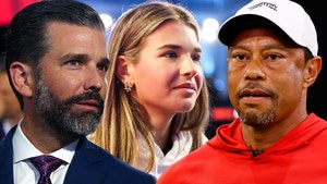 onald trump jr, tiger woods and vanessa trump getty comp