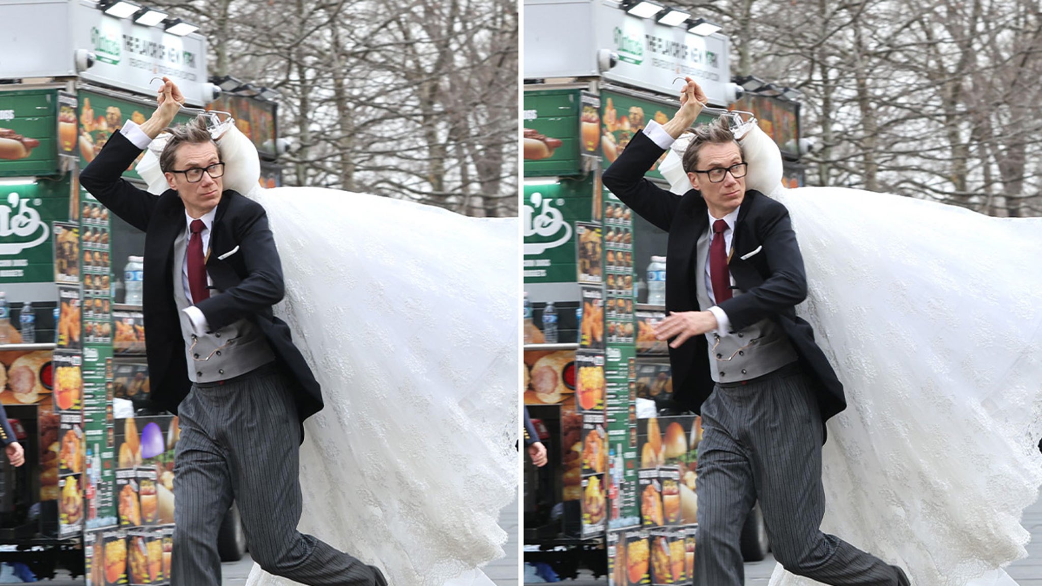 Stephen Merchant Spotted on 'The Sham' Set with Cameron Diaz in Playful Photo Puzzle