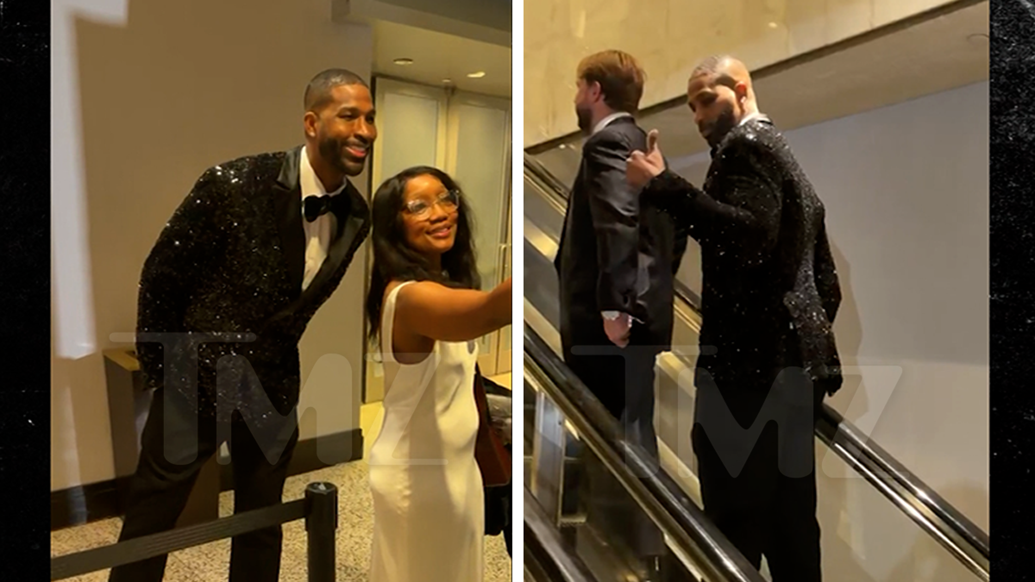 Tristan Thompson Takes Photos With Fans Before White House Correspondents Dinner
