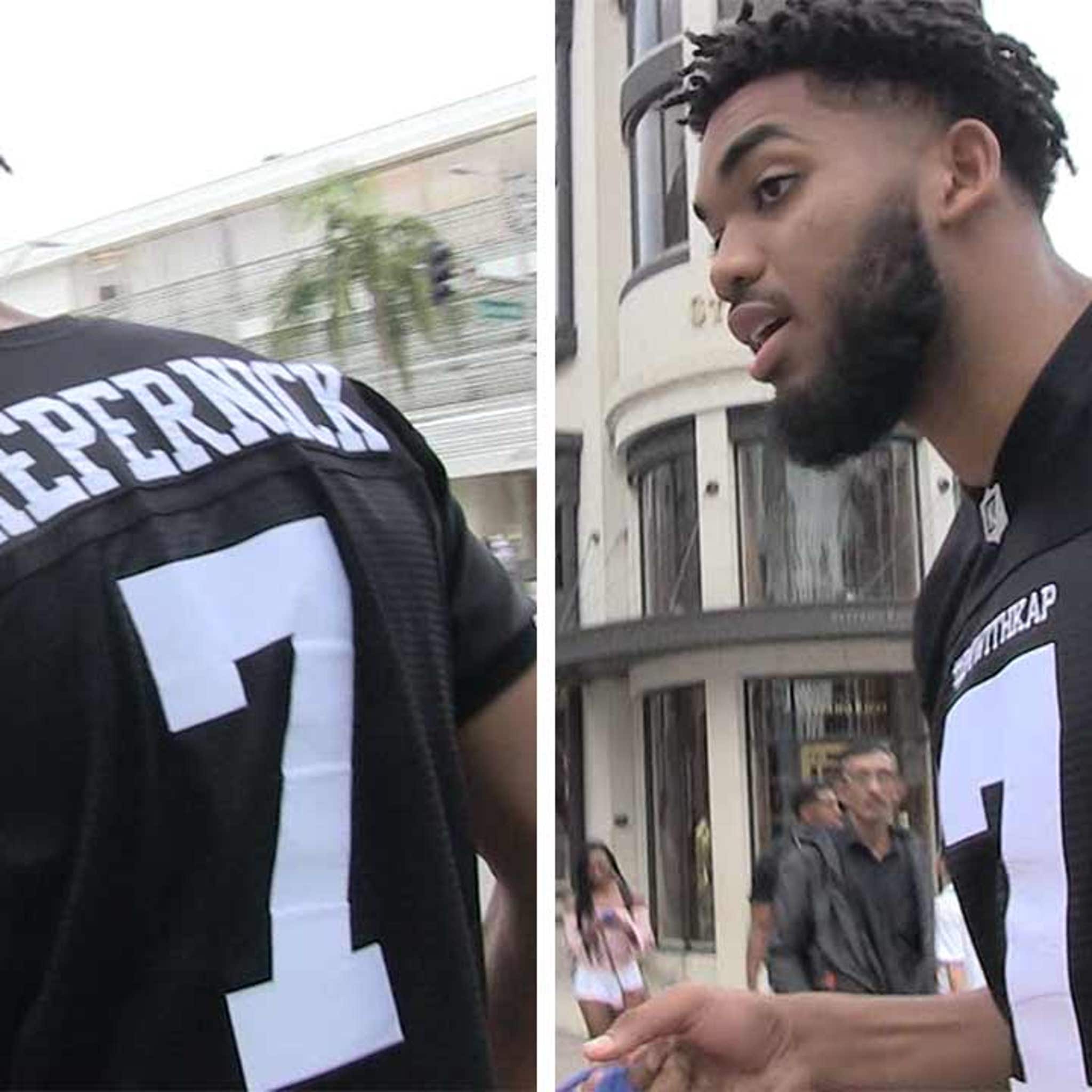 NBA's Karl-Anthony Towns, 'Colin Kaepernick's the Man