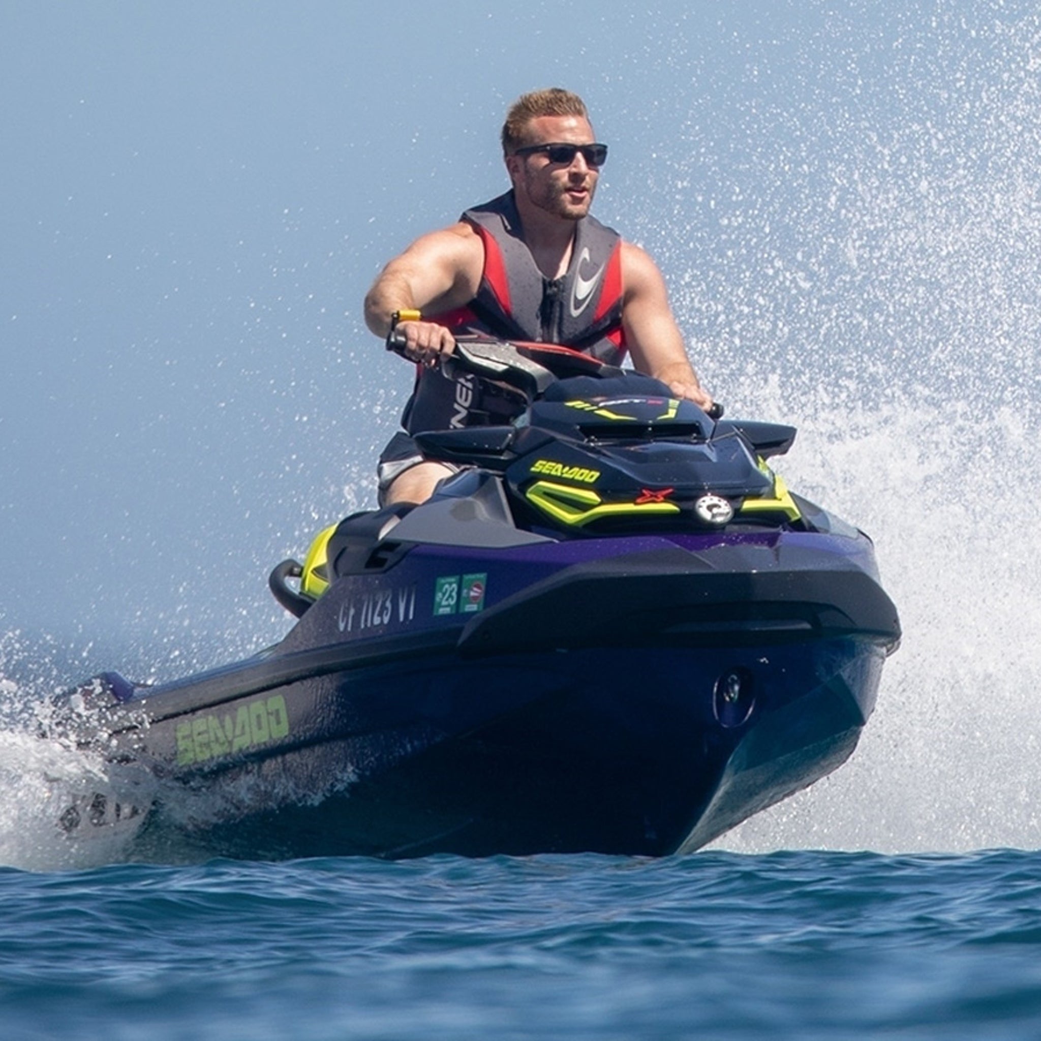 Sean McVay Goes On Jet Ski Joyride During Yacht Vacation In Cabo