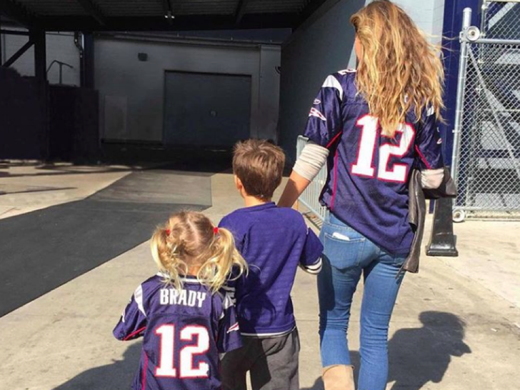 Family photos of Tom Brady and Gisele Bundchen