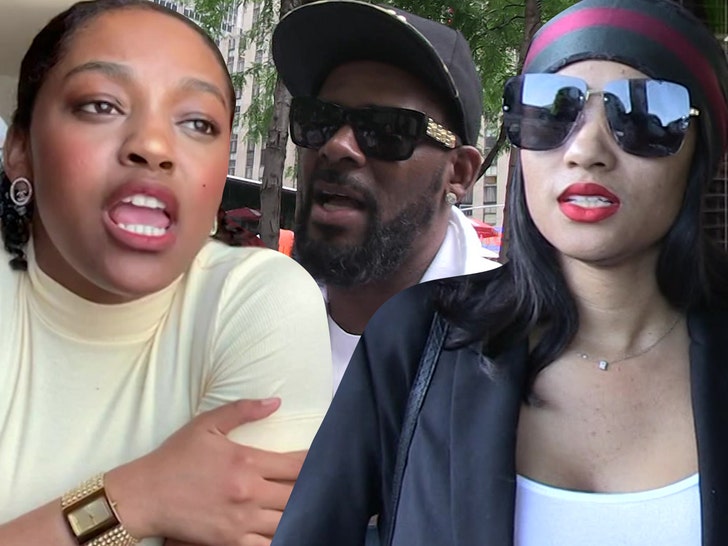 R Kelly S Gf Joycelyn Released From Jail After Fight With