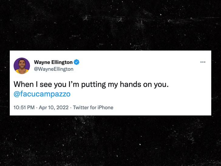 Wayne Ellington tweet