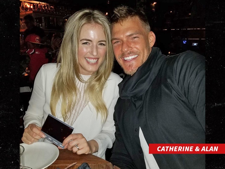 Alan Ritchson e la moglie Catherine