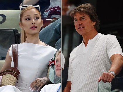 Tom Cruise and ariana grande olympics