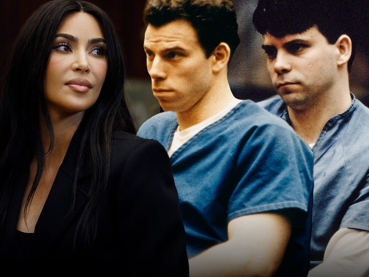 Kim Kardashian Speaks to Menéndez Bros With Actor Who Plays Erik in New Series