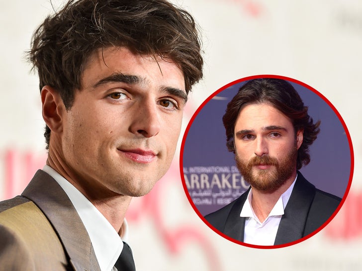 Jacob Elordi Showcases New Beard, Long Hair at Marrakech Film Festival