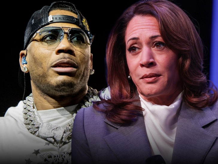 nelly and kamala harris getty 1