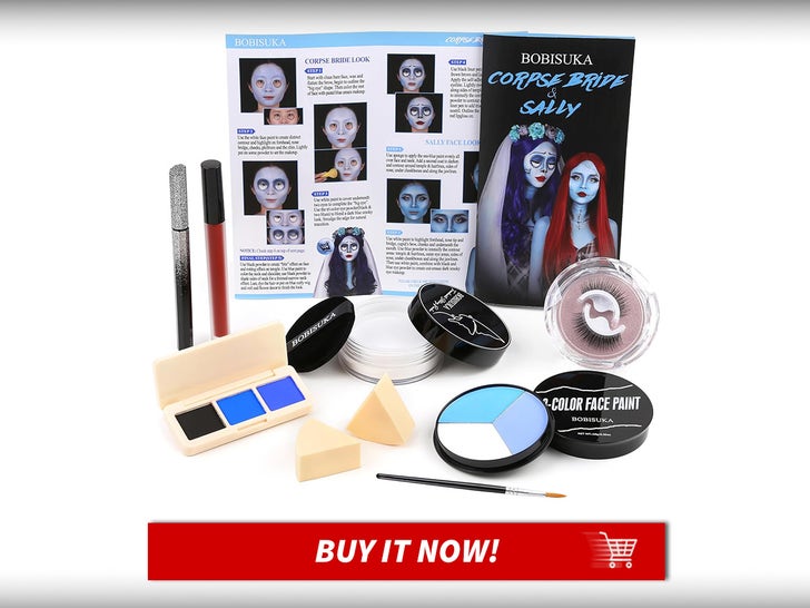 Halloween-Saley-Maquillaje-y Cuerpo-Maquillaje-de-Novia-Halloween-Ellos-Maquillaje-Maine