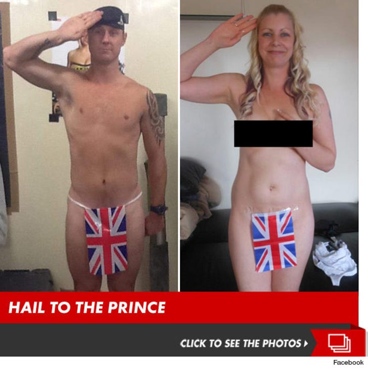 Prince Harry -- Supporters STRIP NAKED In Show of Solidarity