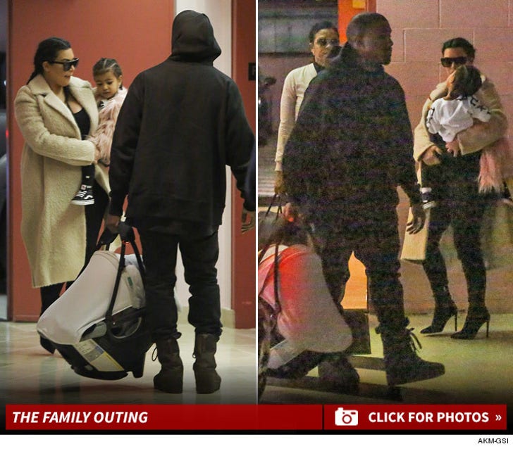 Saint West -- The Family Outing