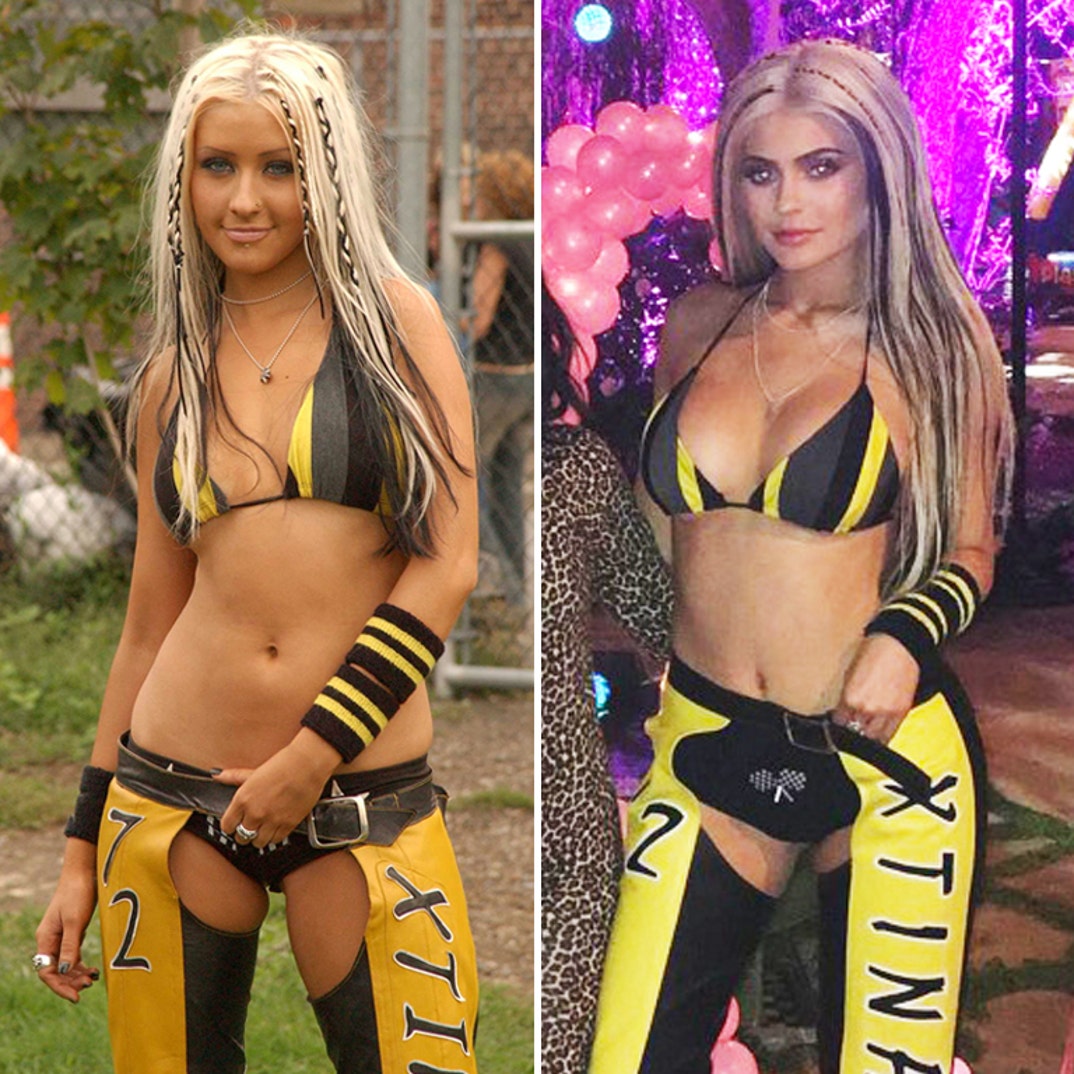Christina Aguilera (then 21, now 35) vs. Kylie Jenner (19) Dirrrtiest diva?