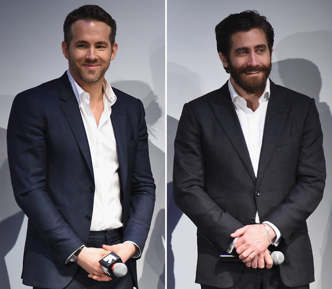 Ryan Reynolds (40) vs. Jake Gyllenhaal (36) Hottest star?