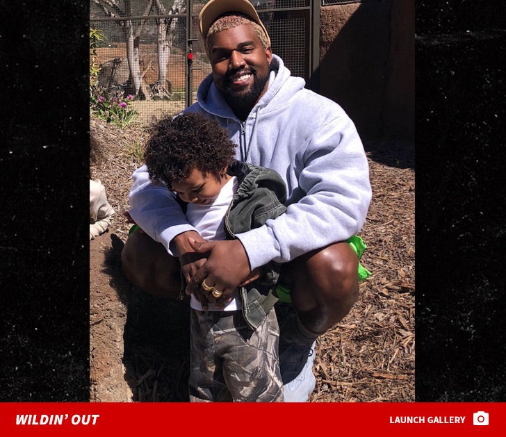 Kim and Kanye Take Family to San Diego Zoo