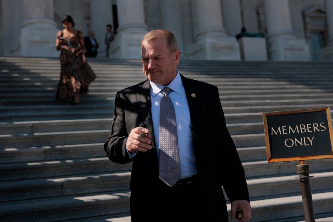 Representative Troy Nehls Smoking Cigars 7