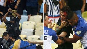 Lionel Messi Soccer Match Delayed By Wild, Bloody Brawl In Stands