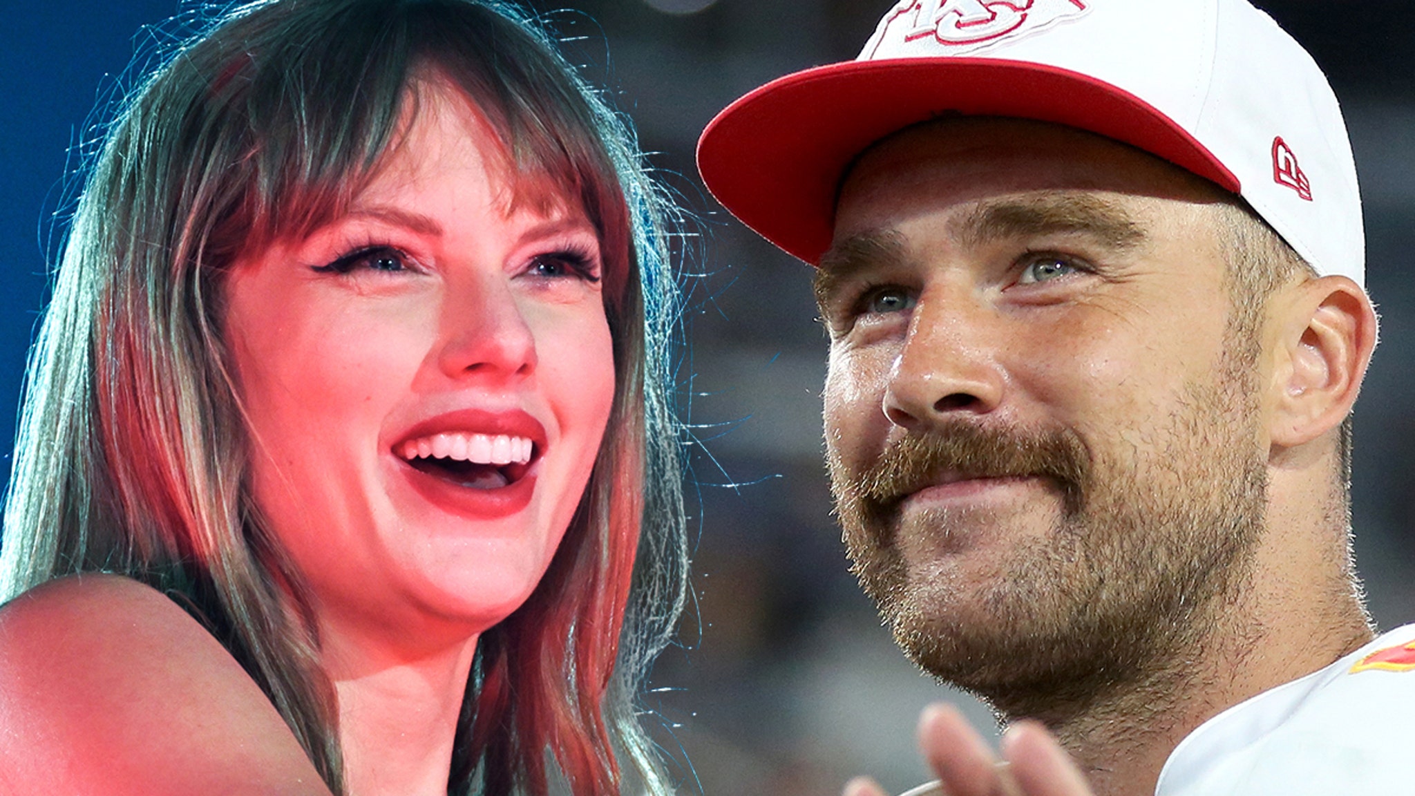 Taylor Swift Smothers Travis Kelce With Kisses After Chiefs Victory