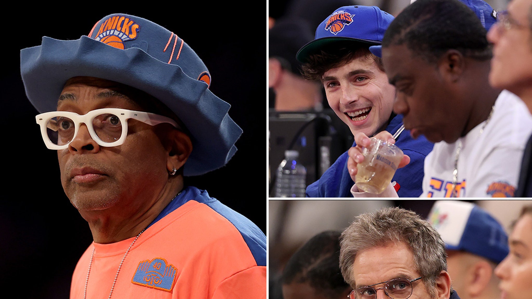 Timothée Chalamet, Spike Lee & More Stars Attend Knicks vs Celtics Playoff Game