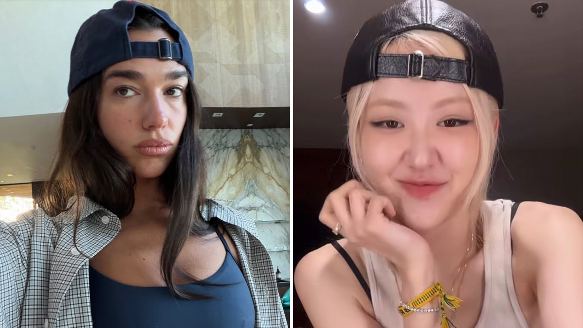 Dua Lipa vs. Rosé Who'd You Rather?! Singers In Snapbacks