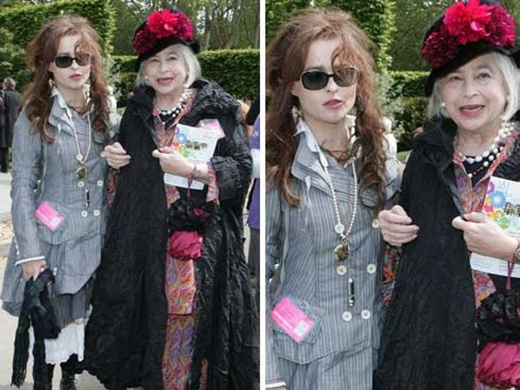 Helena Bonham Carter and mom