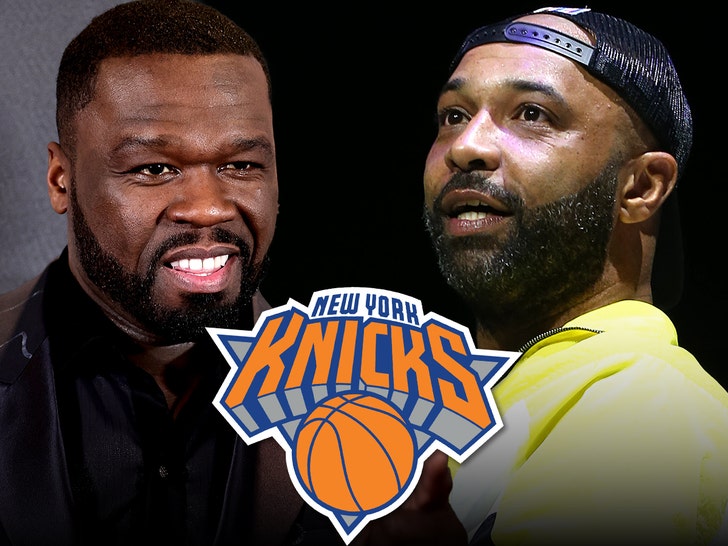 50 cent and joe budden knicks getty 1