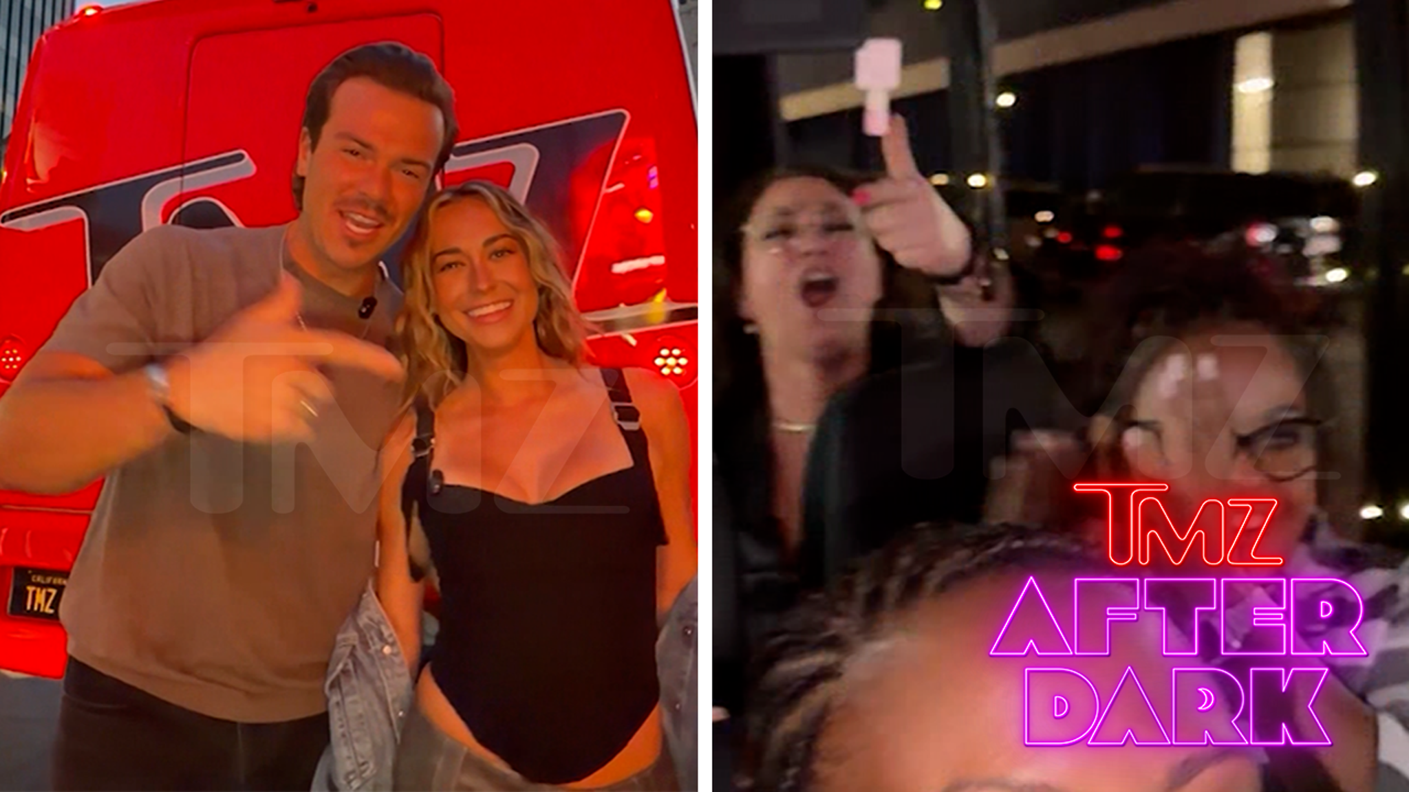'Temptation Island' Survivors Summit & Kaylee Bring the Heat to 'TMZ After Dark' Tour