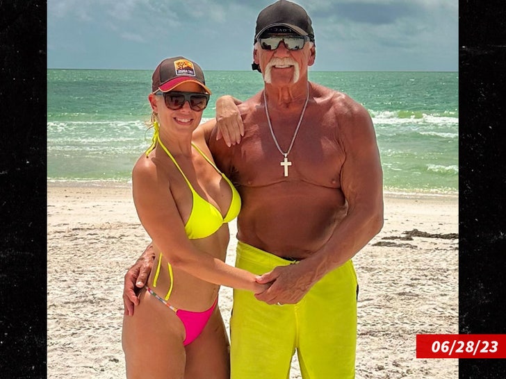 Wrestler Hulk Hogan is engaged to Sky Daily after dating for over a year