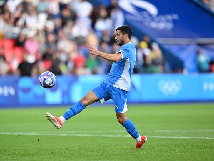 Team Israel On The field For Olympics Soccer