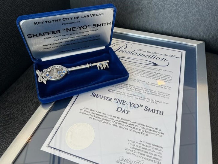 neyo key to the city presentation