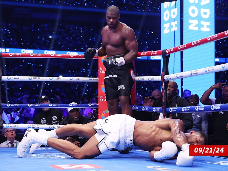 092424 Daniel Dubois knocks out Anthony Joshua getty