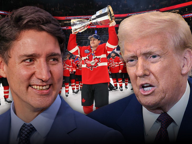 justin trudeau donald trump hockey main getty