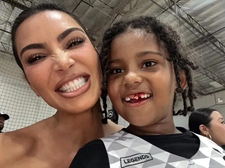 kim karadshian son saint bloody teeth insta 1