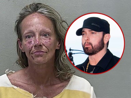 eminem 'wife' woman mug shot getty composite 2