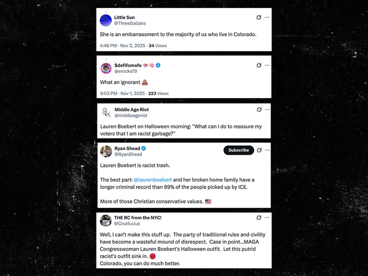 Respuesta al folleto del disfraz de Halloween de Lorraine Boebert x