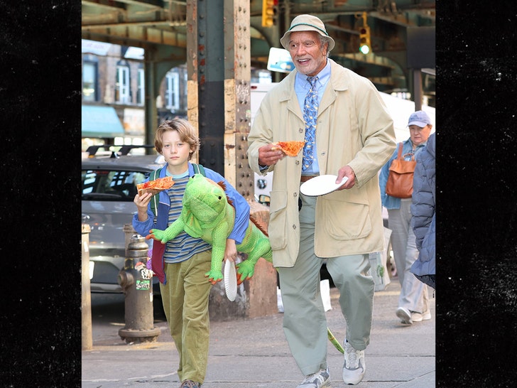 Theo Leber and Dwayne Johnson getty 1