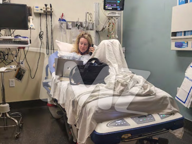 Elizabeth Holmes hospital bed tmz wm