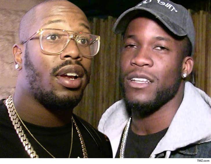 Von Miller -- Broncos Teammates Got His Back 'No Hard :: 0616-von-miller-ronnie-hillman-tmz-3