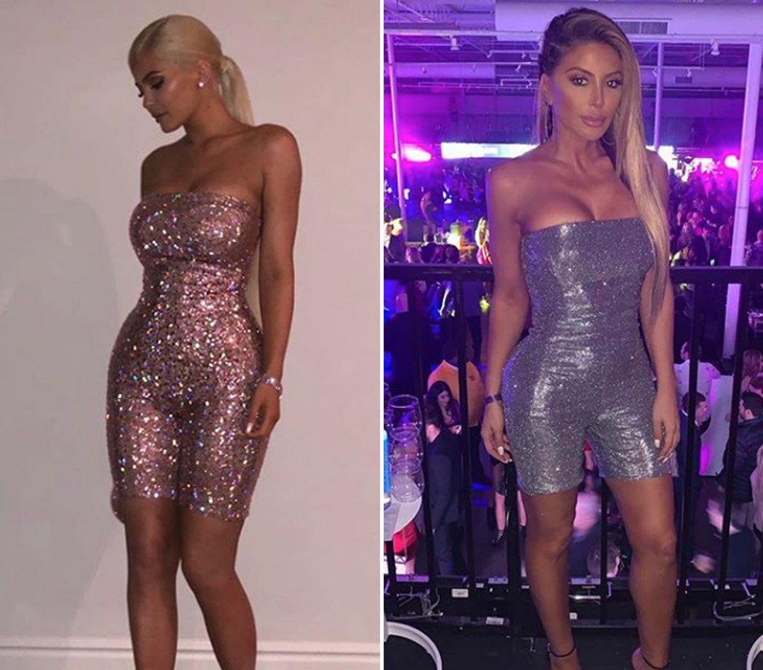 Kylie Jenner (21) vs. Larsa Pippen (44) -- Sexy Sparkle Edition